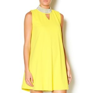 HIGH NECK SWING DRESS